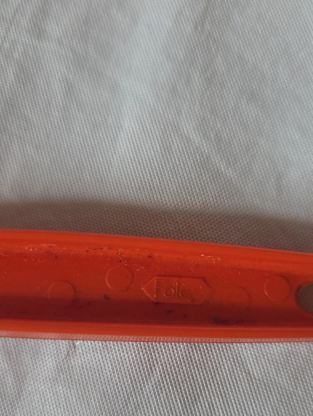 Foley VTG Slotted Angled Spatula Orange 12.25